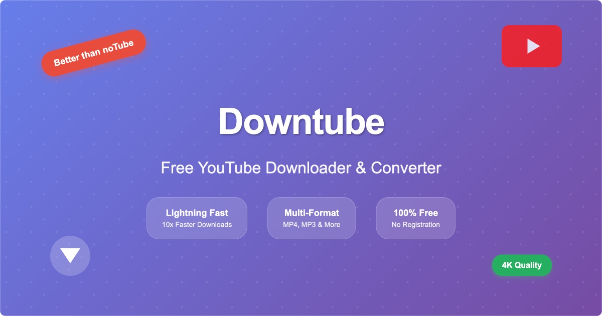 Downtube – The Best noTube Alternative